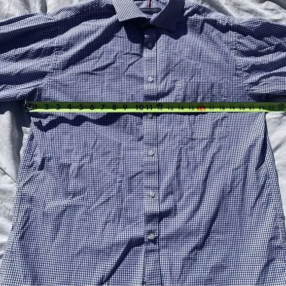 Tommy-hilfiger Men's Purple and Blue Shirt - Picture 4 of 8
